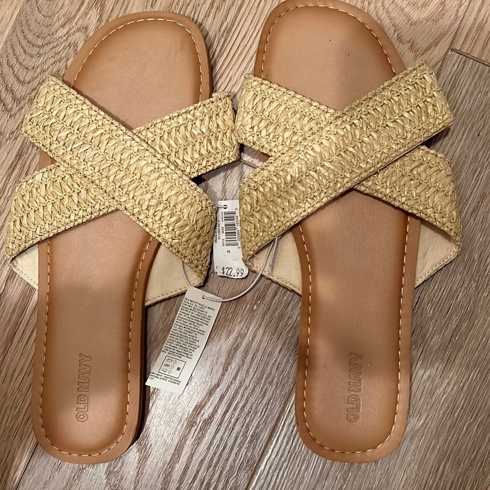 Old navy slides size 10